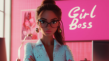 Empowering Woman: Inspiring for the Girl Boss in You, woman, girl boss, 3D Art, businesswoman, stylish HD wallpaper