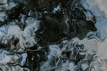 Abstract, Divorces, Paint, Liquid, Grey HD wallpaper