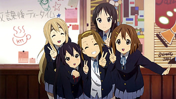 K-On!, Mio Akiyama, Yui Hirasawa, Ritsu Tainaka HD wallpaper