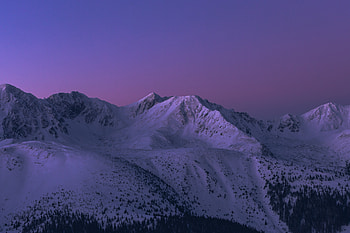 Snow Covered Mountains , mountains, nature HD wallpaper
