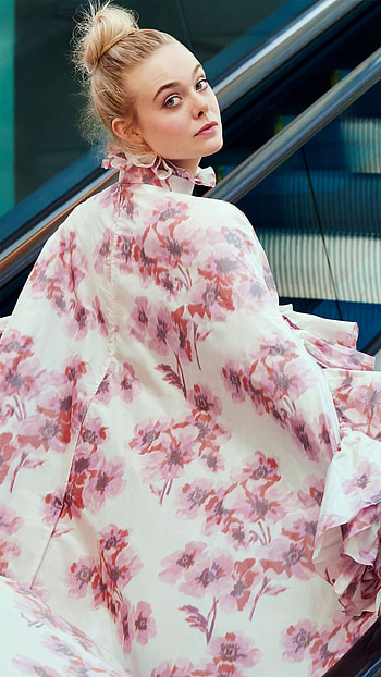 Elle Fanning, InStyle Magazine 2019, Sony Xperia X HD phone wallpaper