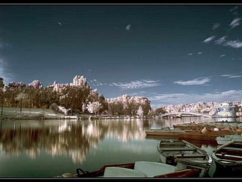 cool view of a lake, cool view, amazing shot HD wallpaper
