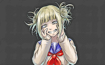 Himiko Toga, vector art, My Hero Academia, manga, Boku no Hero Academia, creative, Himiko Toga My Hero Academia, Toga Himiko, Himiko Toga Boku no Hero Academia HD wallpaper