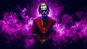 Joker Pink Background, joker, superheroes, artwork, artist, digital-art HD wallpaper