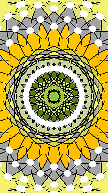 Sun flower, flower, Abstract, artistic HD phone wallpaper