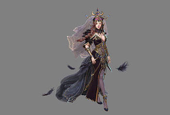 Sorceress, grey, fantasy, shovel kim, girl, luminos HD wallpaper