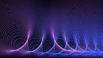 Acoustic Waves Abstract Purple Artistic, abstract, artist, digital-art, purple HD wallpaper