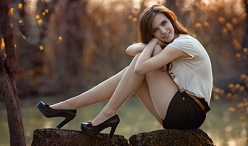 Beautiful Woman, cute, lovely, pretty, woman HD wallpaper
