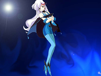 Anime Witch, blue, girl, anime, witch HD wallpaper