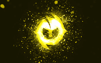 Paulo Dybala yellow logo, , yellow neon lights, creative, yellow abstract background, Paulo Dybala logo, football stars, Paulo Dybala HD wallpaper