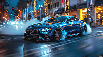 Mercedes AMG - Speedhunters, Mercedes, Mercedes-AMG, Drifting, Clean HD wallpaper
