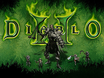 Necromancer, 2, diablo, green HD wallpaper