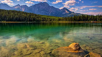 Mountain,Nature, Water, Forest, Clean thumb HD wallpaper