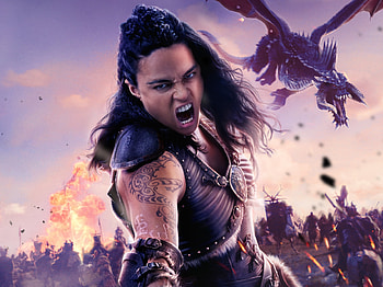 Michelle Rodriguez, movie, Dungeons & Dragons: Honor Among Thieves HD wallpaper