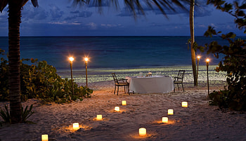 romantic beach night night beach dinner candles ocean romance sunset HD wallpaper
