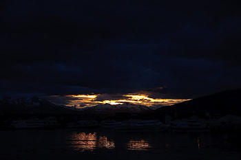 Sky, Night, Mountain, Lake, Dark, Argentina HD wallpaper