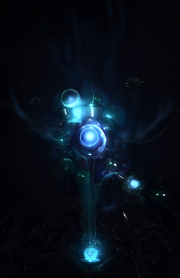 Art, Dark, Glow, Shapes, Shape HD phone wallpaper