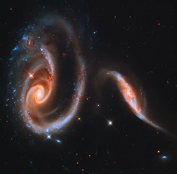 Milky way, swirls, color, space, sky, stars, blackness HD wallpaper