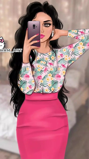 Girly M, Adorable Cartoon HD phone wallpaper
