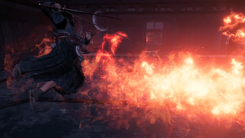 Rise of the Ronin Game - Fiery Battle Scene, video game, Rise of the Rōnin HD wallpaper