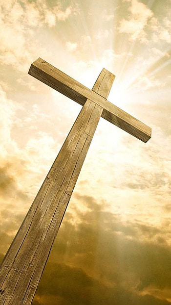 Jesus Cross, Cross, Painting HD phone wallpaper
