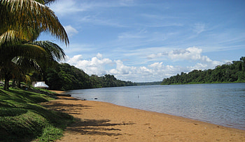 Suriname travels, South American river, Captivating graphy, Wanderlust HD wallpaper