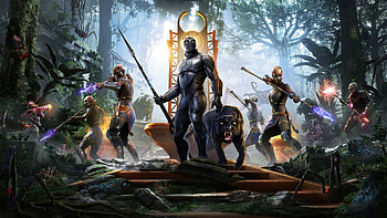 Marvel Future Fight, Marvel, fight, hero, panther HD wallpaper