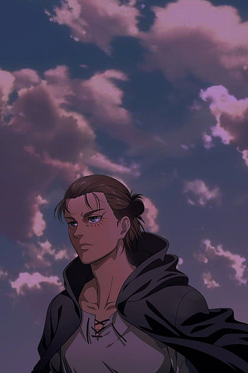 Eren, cloud, sky, aot, yeager HD phone wallpaper