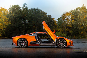 Jaguar C X75 007 Spectre Doors Open, jaguar, cars, 2018-cars HD wallpaper