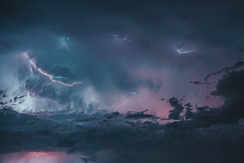 Night Sky, lightning, nature, Night, cloud HD wallpaper