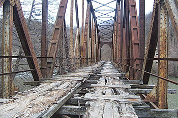 the old bridge, bridge, ruin, danger, aged HD wallpaper