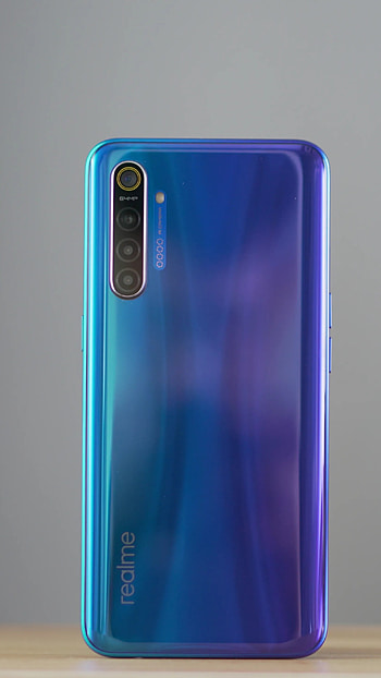 Realme, Backside, blue HD phone wallpaper