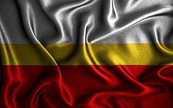 Lesser Poland flag, , silk wavy flags, polish voivodeships, Day of Lesser Poland, fabric flags, Flag of Lesser Poland, 3D art, Lesser Poland, Europe, Voivodeships of Poland, Lesser Poland 3D flag, Poland HD wallpaper