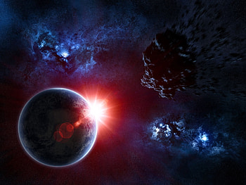 Landscape, Planets, Universe HD wallpaper