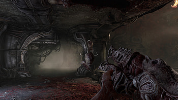 Scorn gameplay reveal, Xbox series X, Disturbing horror, Artistic development HD wallpaper