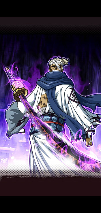 Ryuma, sword, katana, zombie, demon, samouraï, anime, One piece HD phone wallpaper