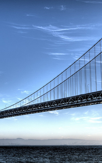 San Francisco sky nature, Wave bridge, , Golden Gate wonder HD phone wallpaper