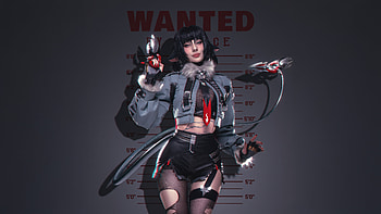 Jane Doe From Zenless Zone Zero Video Game, zenless-zone-zero, games, 2025-games, ps4-games, ps5-games, xbox-one-games, xbox-games, pc-games, video-games, artstation HD wallpaper