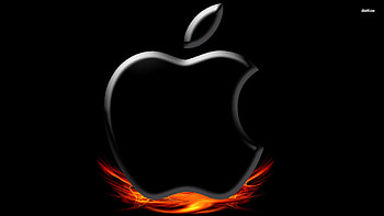 Apple Logo on fire Computer , Apple , Logo - Computers no. HD wallpaper