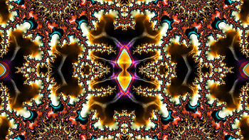 Trippy Psychedelic Fractal, trippy, psychedelic, aesthetic, Abstract, fractal HD wallpaper