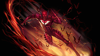 Fantasy Redhood Warrior Superheroes HD wallpaper