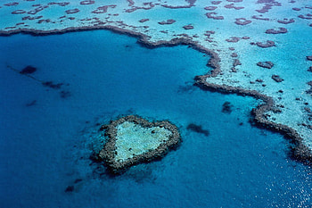 Heart Reef, Great Barrier Reef HD wallpaper