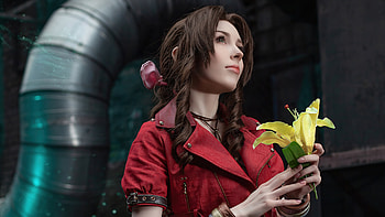 Cosplay Of Aerith Gainsborough Final Fantasy , aerith-gainsborough, final-fantasy-xv, final-fantasy, games, cosplay HD wallpaper