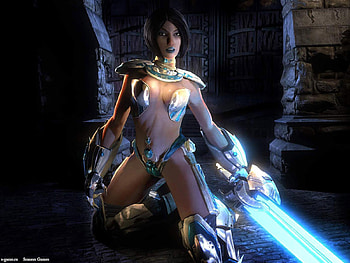 Fond Ecran Jeux, the liandri conflict, video game, fantasy, unreal championship, , female HD wallpaper