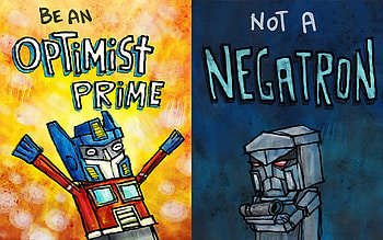 Cartoons Megatron Motivation Optimus Prime Robots Transformers HD wallpaper