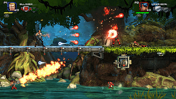 Contra: Operation C: Galuga – Intense Action Scene, video game, Contra: Operation Galuga HD wallpaper