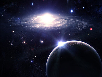 Landscape, Planets, Universe, Sun HD wallpaper