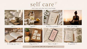 Self-Care Sanctuary — HD wallpaper