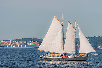 Carbon Neutral Shipping, Hudson HD wallpaper