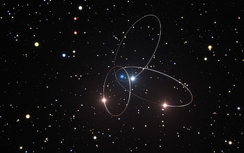 Universe, Stars, Rings, Glow HD wallpaper